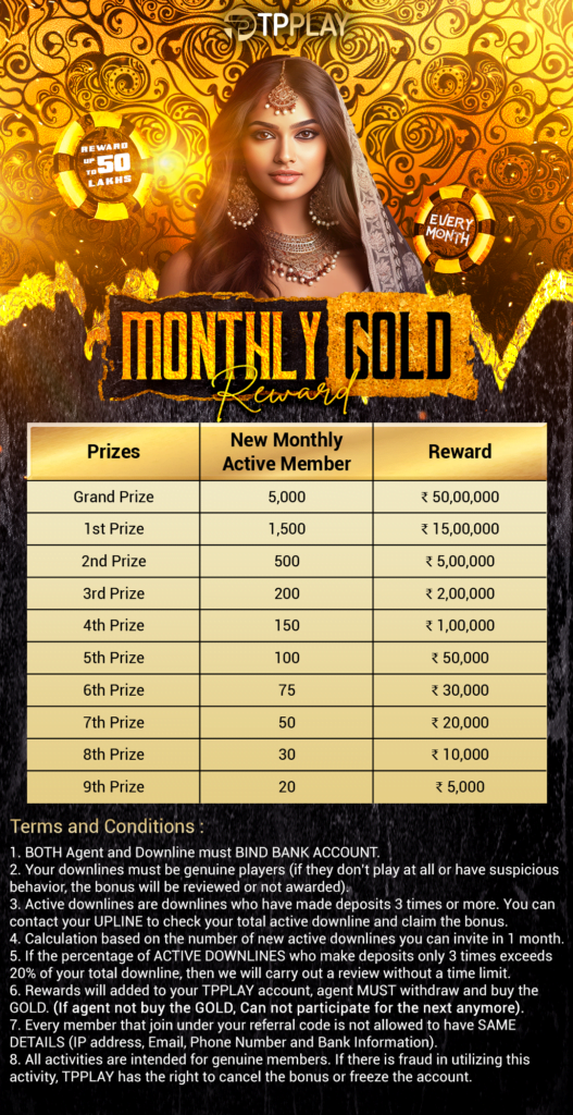 Monthly Gold Event